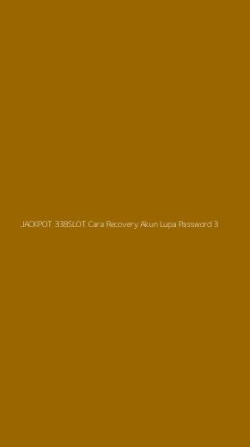 Tampilan Antarmuka Aplikasi Jackpot 338slot Cara Recovery Akun Lupa Password - 3