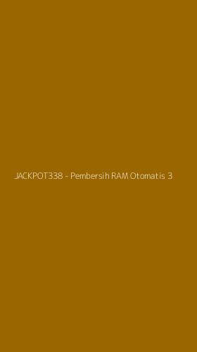 Tampilan Antarmuka Aplikasi JACKPOT338 - Pembersih RAM Otomatis - 3