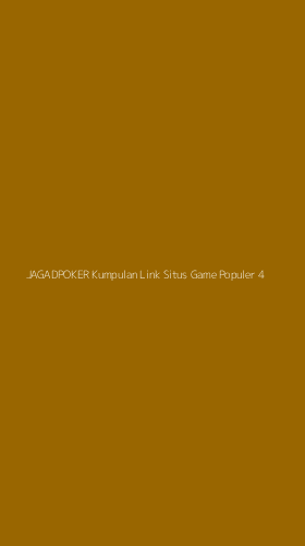 Tampilan Antarmuka Aplikasi Jagadpoker Kumpulan Link Situs Game Populer - 4