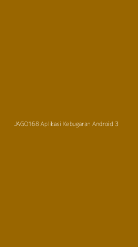Tampilan Antarmuka Aplikasi Jago168 Aplikasi Kebugaran Android - 3