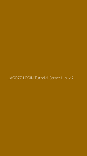 Tampilan Antarmuka Aplikasi Jago77 Login Tutorial Server Linux - 2