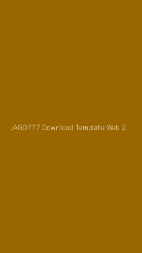 Tampilan Antarmuka Aplikasi Jago777 Download Template Web - 2