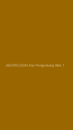 Tampilan Antarmuka Aplikasi Jago99 Login Alat Pengembang Web - 1