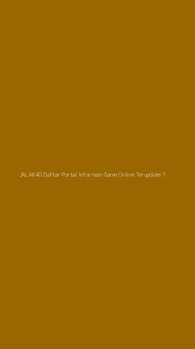 Tampilan Antarmuka Aplikasi Jalak4d Daftar Portal Informasi Game Online Terupdate - 1