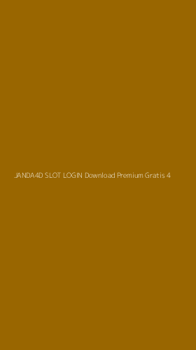 Tampilan Antarmuka Aplikasi Janda4d Slot Login Download Premium Gratis - 4
