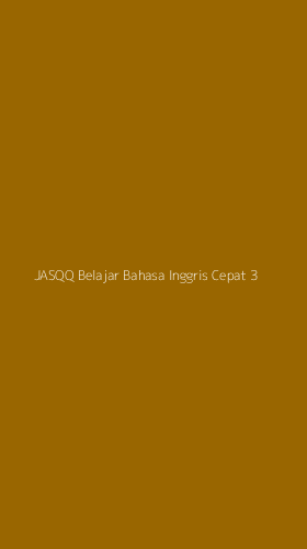 Tampilan Antarmuka Aplikasi Jasqq Belajar Bahasa Inggris Cepat - 3