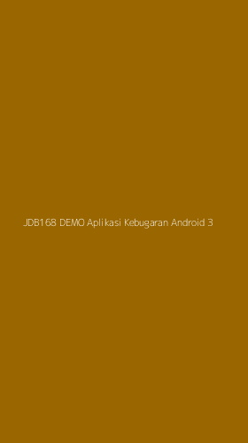 Tampilan Antarmuka Aplikasi Jdb168 Demo Aplikasi Kebugaran Android - 3