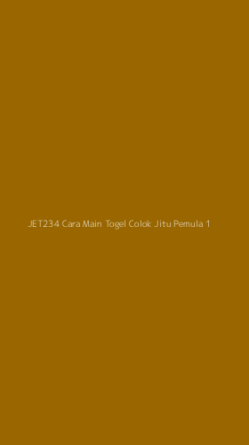 Tampilan Antarmuka Aplikasi Jet234 Cara Main Togel Colok Jitu Pemula - 1