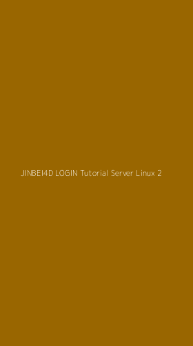 Tampilan Antarmuka Aplikasi Jinbei4d Login Tutorial Server Linux - 2