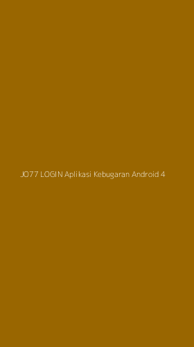 Tampilan Antarmuka Aplikasi Jo77 Login Aplikasi Kebugaran Android - 4