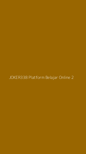 Tampilan Antarmuka Aplikasi Joker338 Platform Belajar Online - 2