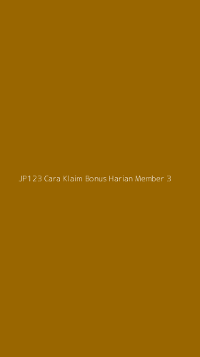 Tampilan Antarmuka Aplikasi Jp123 Cara Klaim Bonus Harian Member - 3