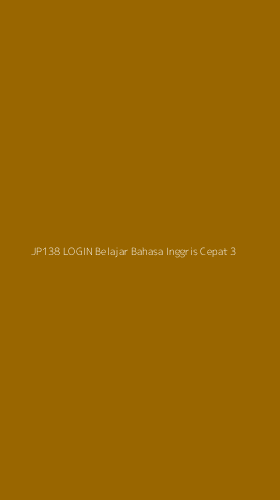 Tampilan Antarmuka Aplikasi Jp138 Login Belajar Bahasa Inggris Cepat - 3