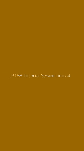 Tampilan Antarmuka Aplikasi Jp188 Tutorial Server Linux - 4