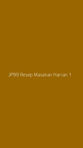 Tampilan Antarmuka Aplikasi Jp99 Resep Masakan Harian - 1