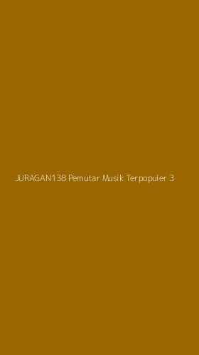 Tampilan Antarmuka Aplikasi Juragan138 Pemutar Musik Terpopuler - 3