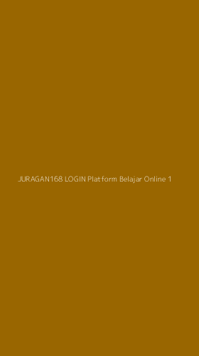 Tampilan Antarmuka Aplikasi Juragan168 Login Platform Belajar Online - 1