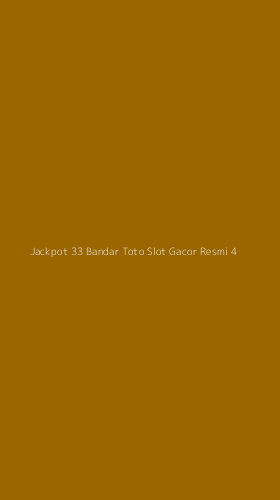 Tampilan Antarmuka Aplikasi Jackpot 33 Bandar Toto Slot Gacor Resmi - 4