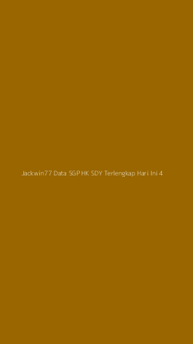 Tampilan Antarmuka Aplikasi Jackwin77 Data Sgp Hk Sdy Terlengkap Hari Ini - 4