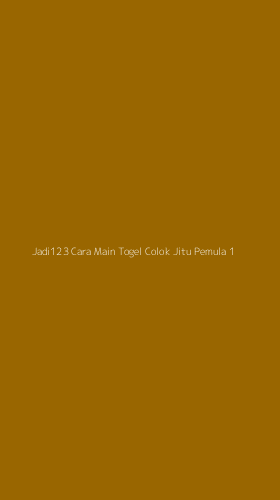 Tampilan Antarmuka Aplikasi Jadi123 Cara Main Togel Colok Jitu Pemula - 1