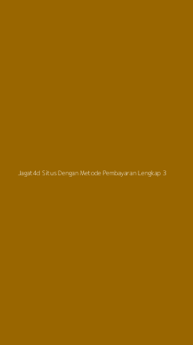 Tampilan Antarmuka Aplikasi Jagat4d Situs Dengan Metode Pembayaran Lengkap - 3