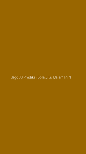 Tampilan Antarmuka Aplikasi Jago33 Prediksi Bola Jitu Malam Ini - 1