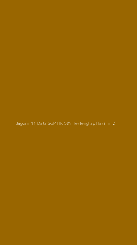 Tampilan Antarmuka Aplikasi Jagoan 11 Data Sgp Hk Sdy Terlengkap Hari Ini - 2