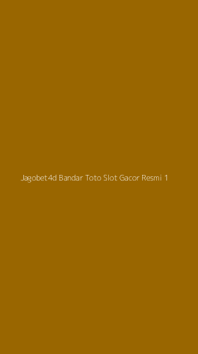 Tampilan Antarmuka Aplikasi Jagobet4d Bandar Toto Slot Gacor Resmi - 1