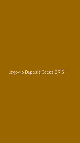 Tampilan Antarmuka Aplikasi Jagovip Deposit Cepat Qris - 1