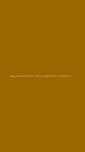 Tampilan Antarmuka Aplikasi Jagung Erek Erek Portal Informasi Game Online Terupdate - 1