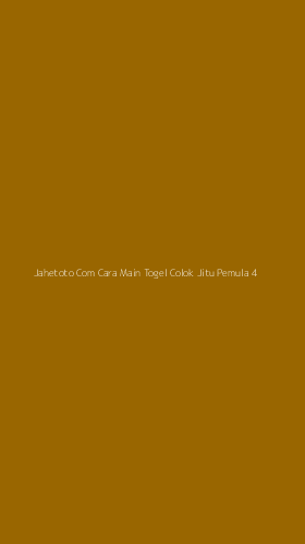 Tampilan Antarmuka Aplikasi Jahetoto Com Cara Main Togel Colok Jitu Pemula - 4