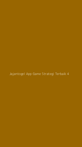 Tampilan Antarmuka Aplikasi Jajantogel App Game Strategi Terbaik - 4