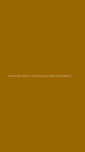 Tampilan Antarmuka Aplikasi Jakseltoto Daftar Cara Download Apk Game Resmi - 1