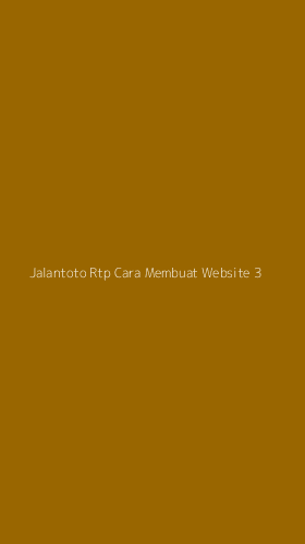 Tampilan Antarmuka Aplikasi Jalantoto Rtp Cara Membuat Website - 3