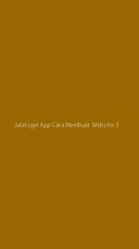 Tampilan Antarmuka Aplikasi Jalatogel App Cara Membuat Website - 3