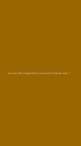 Tampilan Antarmuka Aplikasi Jam Hoki Main Mega Wheel Download Template Web - 1