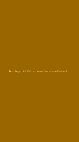 Tampilan Antarmuka Aplikasi Jambitogel Link Daftar Semua Jenis Game Online - 1