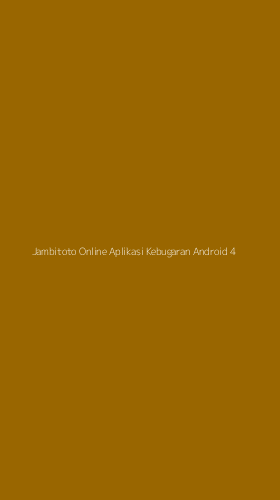 Tampilan Antarmuka Aplikasi Jambitoto Online Aplikasi Kebugaran Android - 4