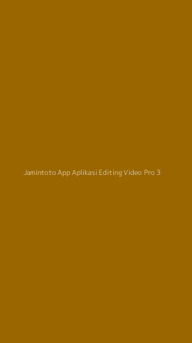 Tampilan Antarmuka Aplikasi Jamintoto App Aplikasi Editing Video Pro - 3