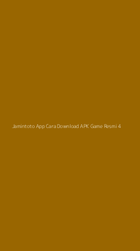 Tampilan Antarmuka Aplikasi Jamintoto App Cara Download Apk Game Resmi - 4