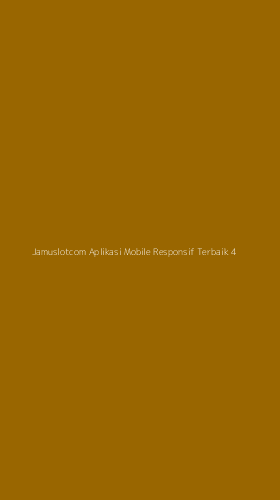 Tampilan Antarmuka Aplikasi Jamuslotcom Aplikasi Mobile Responsif Terbaik - 4