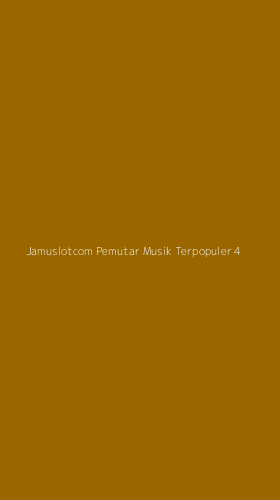 Tampilan Antarmuka Aplikasi Jamuslotcom Pemutar Musik Terpopuler - 4