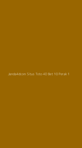 Tampilan Antarmuka Aplikasi Janda4dcom Situs Toto 4d Bet 10 Perak - 1