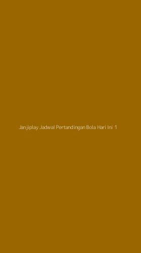 Tampilan Antarmuka Aplikasi Janjiplay Jadwal Pertandingan Bola Hari Ini - 1
