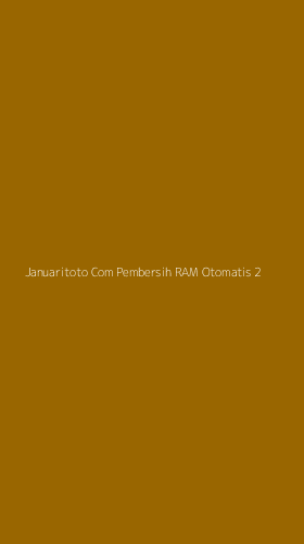 Tampilan Antarmuka Aplikasi Januaritoto Com Pembersih Ram Otomatis - 2