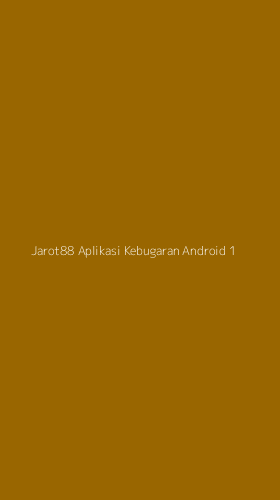 Tampilan Antarmuka Aplikasi Jarot88 Aplikasi Kebugaran Android - 1