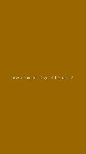 Tampilan Antarmuka Aplikasi Jarwo Dompet Digital Terbaik - 2