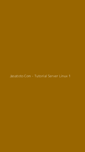 Tampilan Antarmuka Aplikasi Jasatoto Com - Tutorial Server Linux - 1