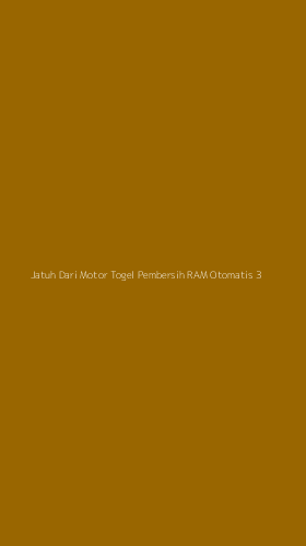 Tampilan Antarmuka Aplikasi Jatuh Dari Motor Togel Pembersih Ram Otomatis - 3