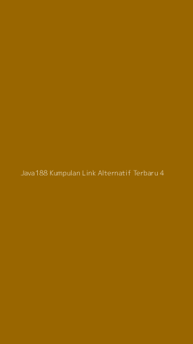 Tampilan Antarmuka Aplikasi Java188 Kumpulan Link Alternatif Terbaru - 4